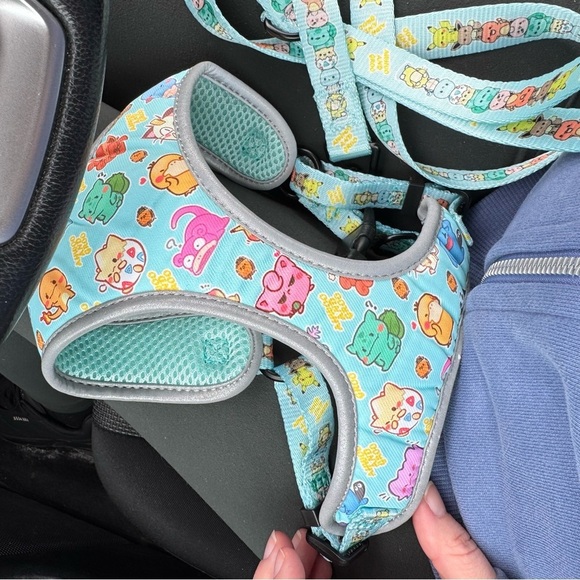 NWOT Cute Pokémon Animal Print Pet Harness and Leash Set - Picture 2 of 9